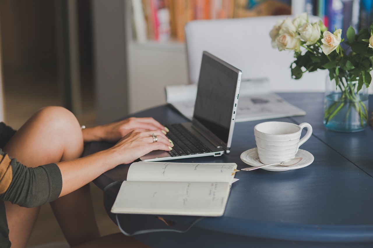 Laptop, workstaion, office — Age Verification Service Helping Businesses Meet Legal Requirements Easily