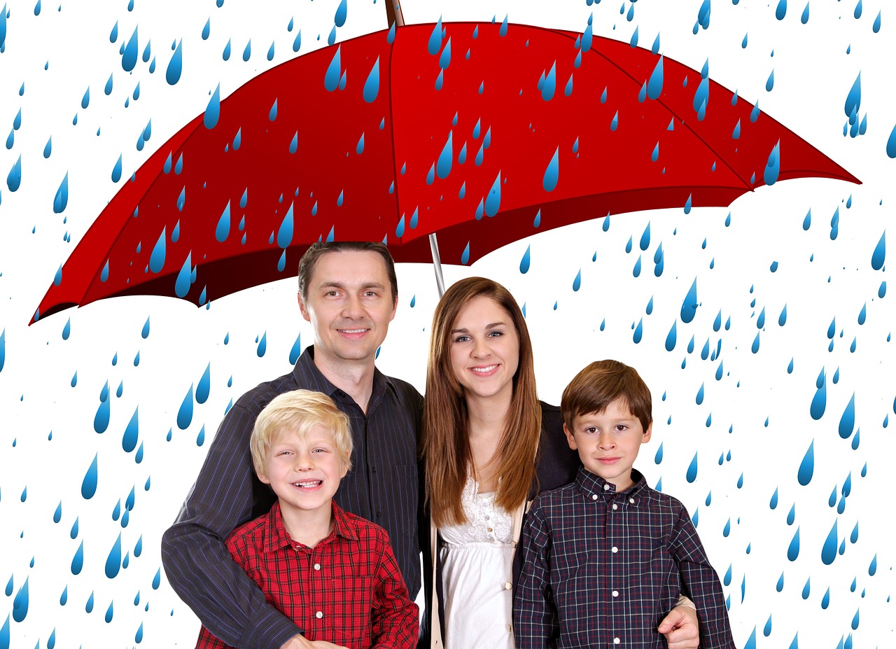 Family, umbrella, people — Facts About Drug and Alcohol Addiction