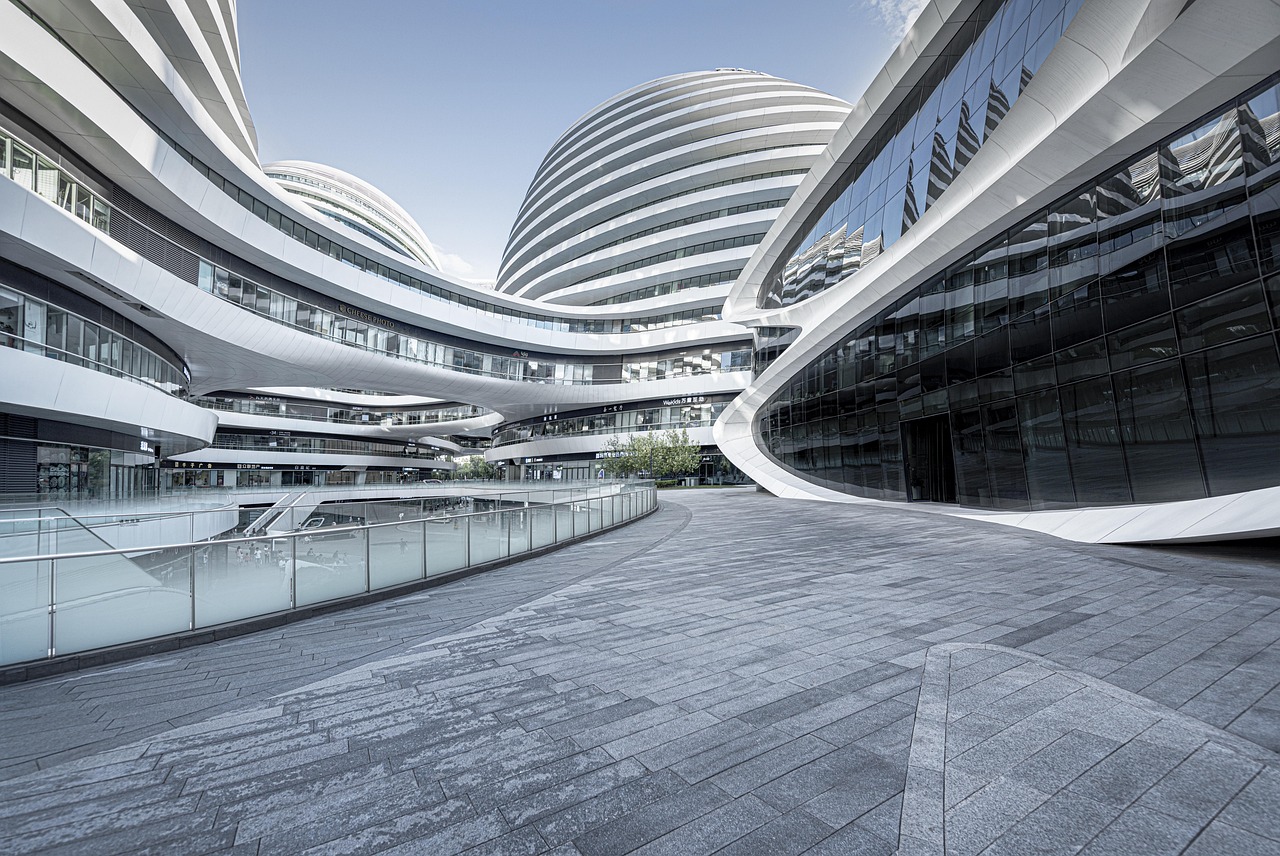 Modern, building, business district — Influence Marketing Agencies and the Power of Celebrity Endorsements