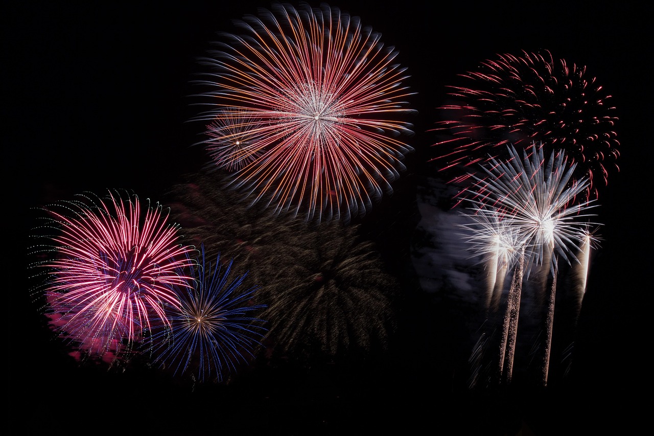 Fireworks, sky, new year — The Future of Tiranga Game App in India